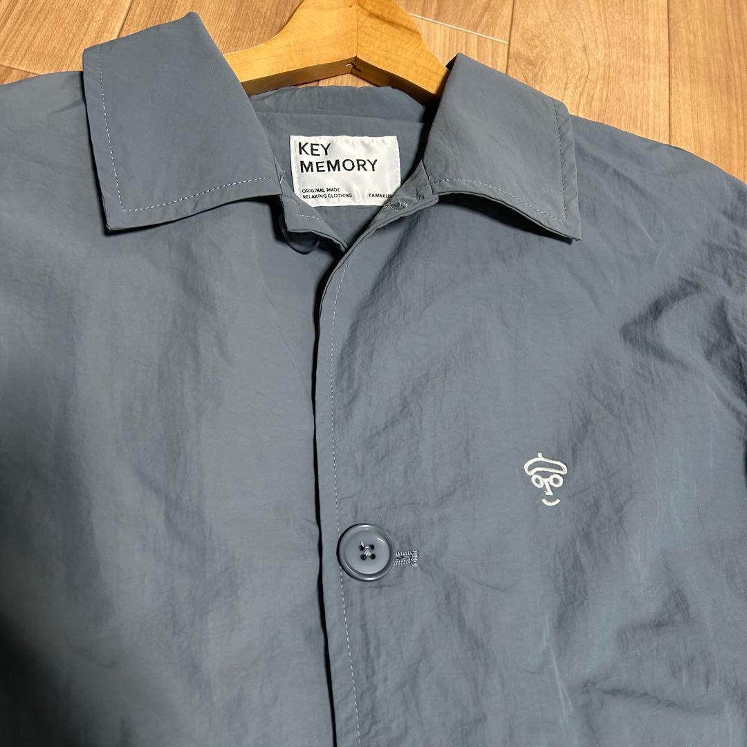 極美品 キーメモリーユニセックスステンカラーコート