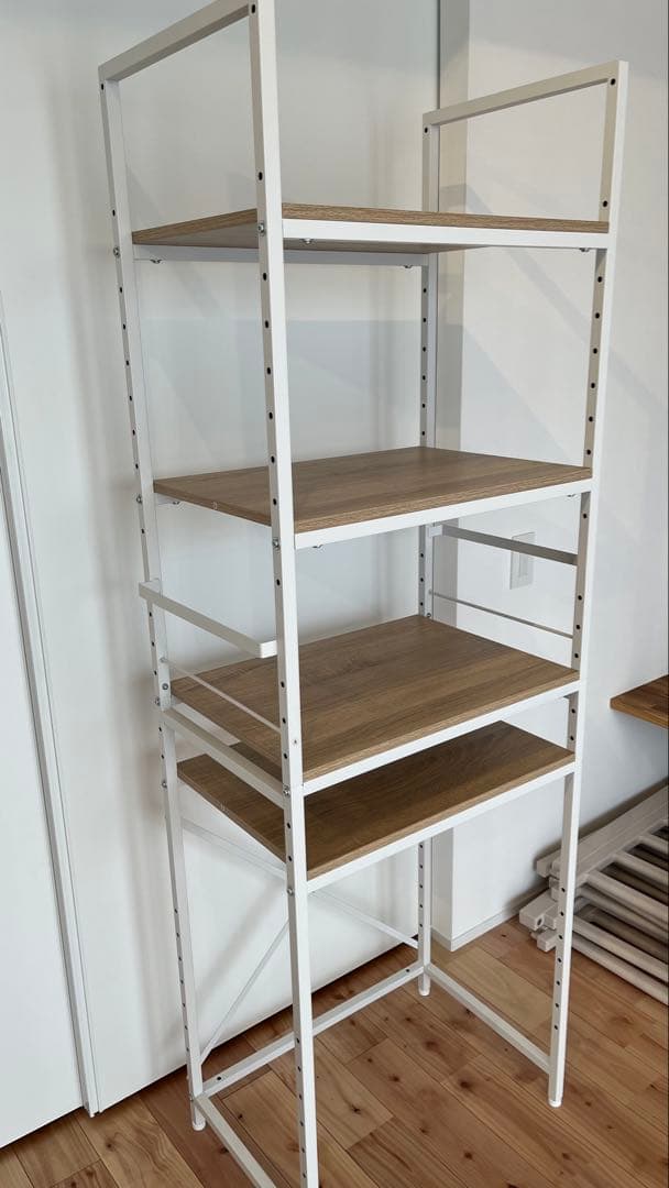 【LOWYA】キッチンラック（ゴミ箱上収納ラック）