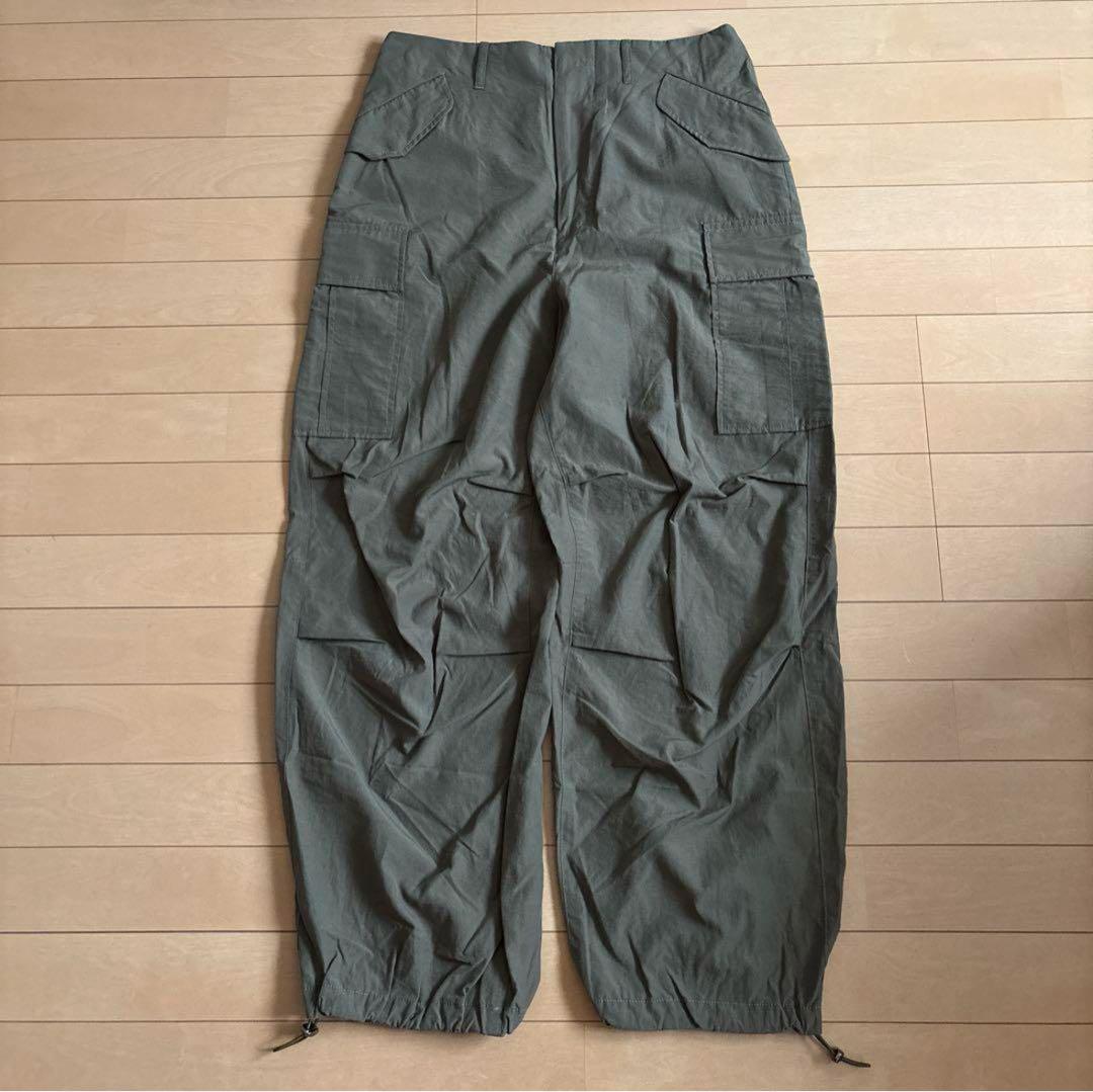 FRAMeWORK ナイロンカーゴパンツ　カーキ　サイズ40