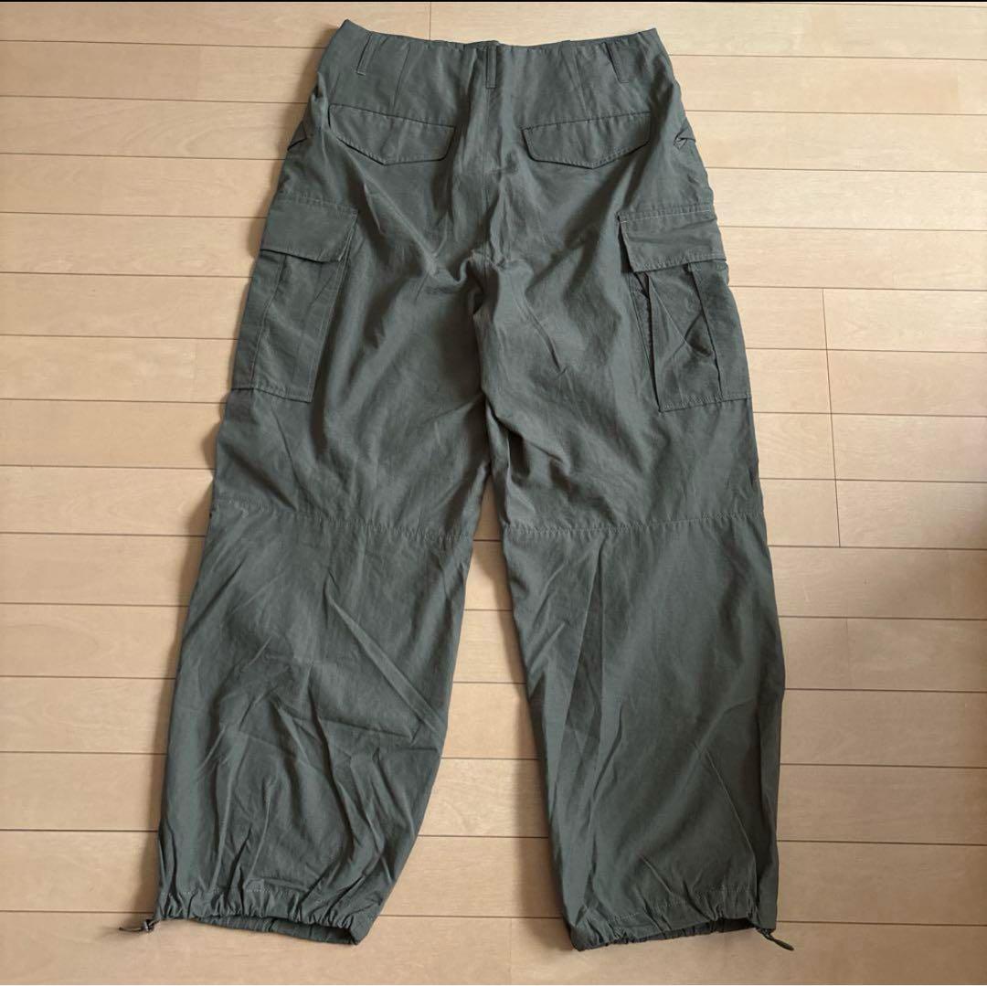 FRAMeWORK ナイロンカーゴパンツ　カーキ　サイズ40