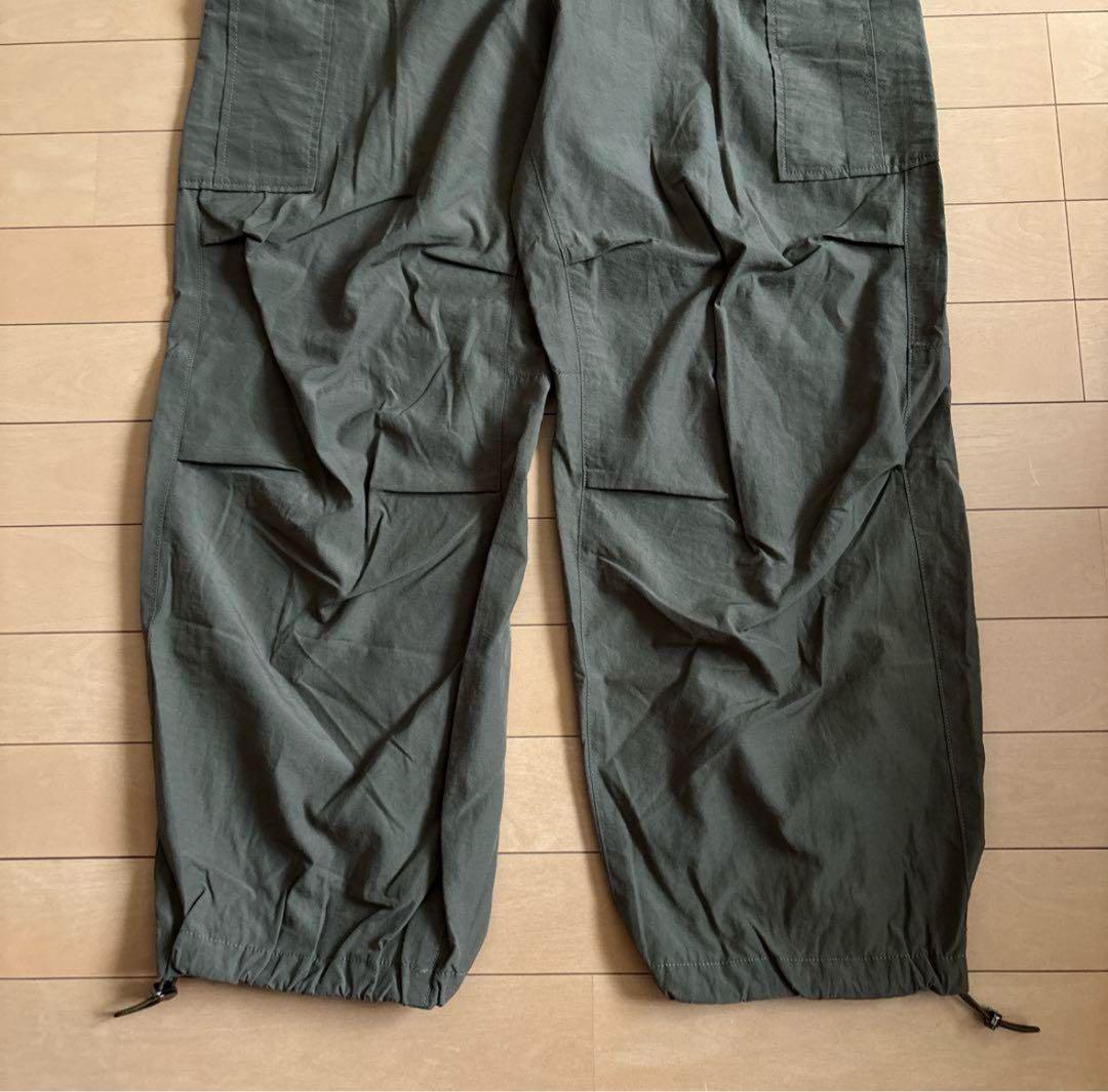 FRAMeWORK ナイロンカーゴパンツ　カーキ　サイズ40