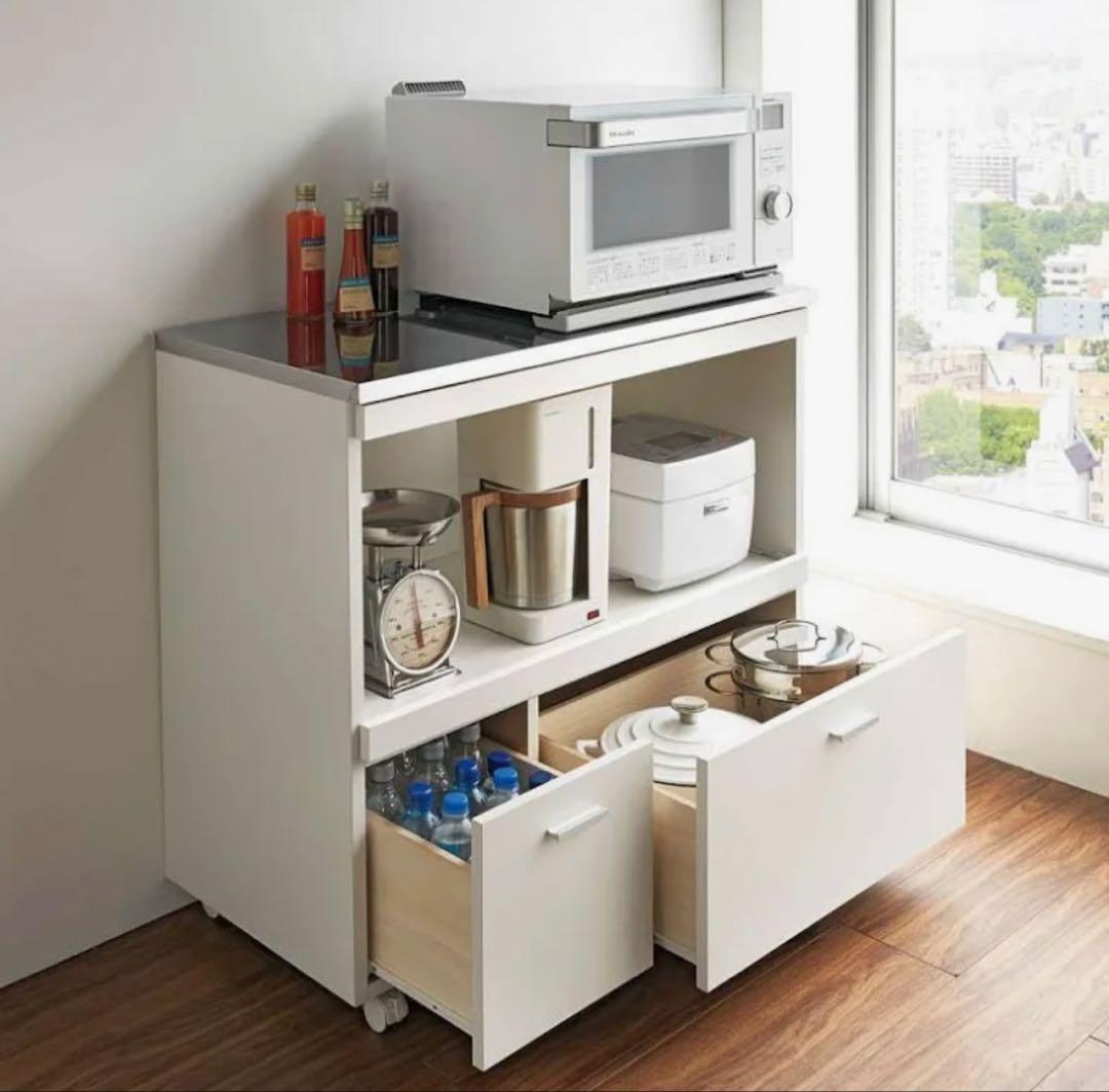 ホワイト キッチンカウンター