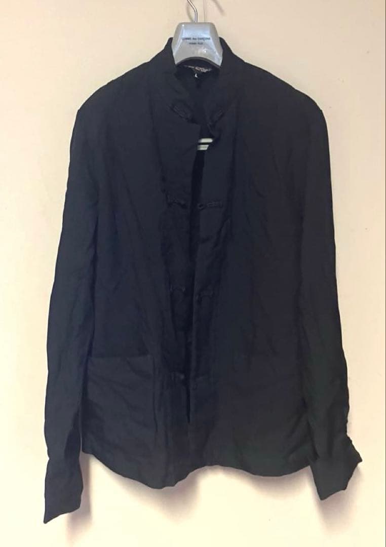 BLACKコムデギャルソン China❣️エステル縮絨スタンドカラージャケット L