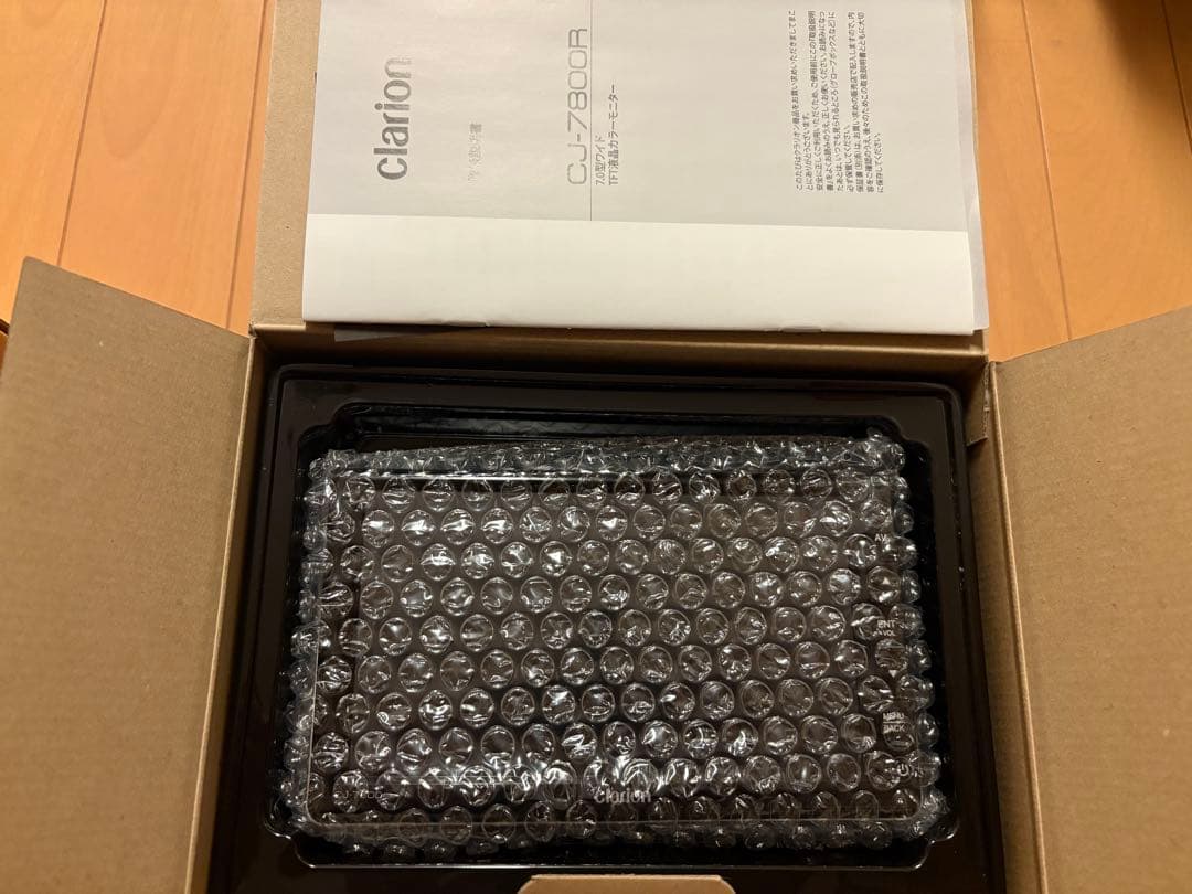 クラリオンCC-6600B-B CJ-7800R バックカメラ、モニターセット