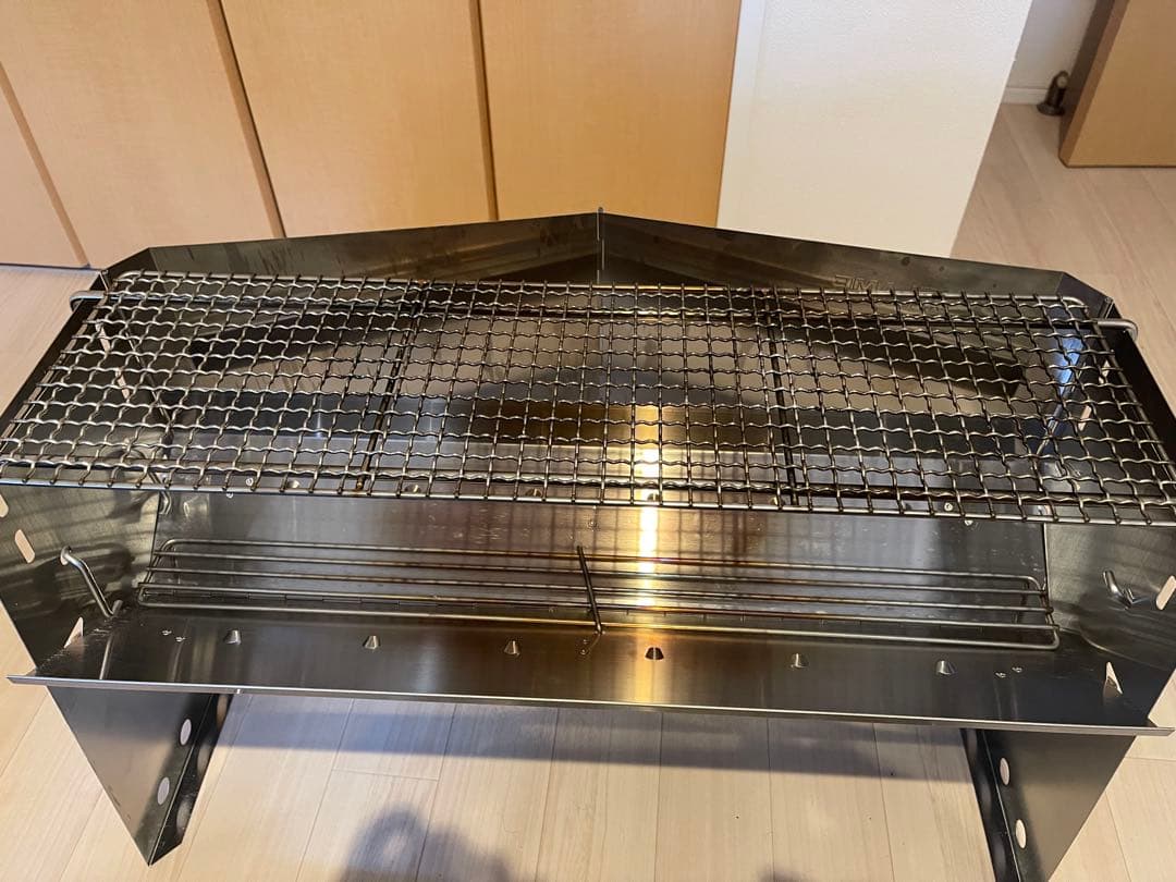 薪グリルラージ ユニフレーム　焚き火　キャンプ　UNIFLAME 収納袋付き