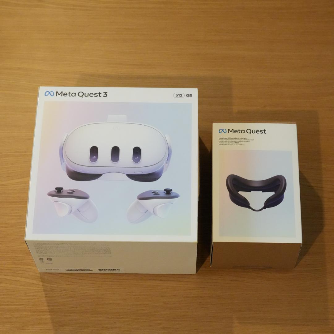 【美品】 Quest3 512GB + 純正シリコン接顔部