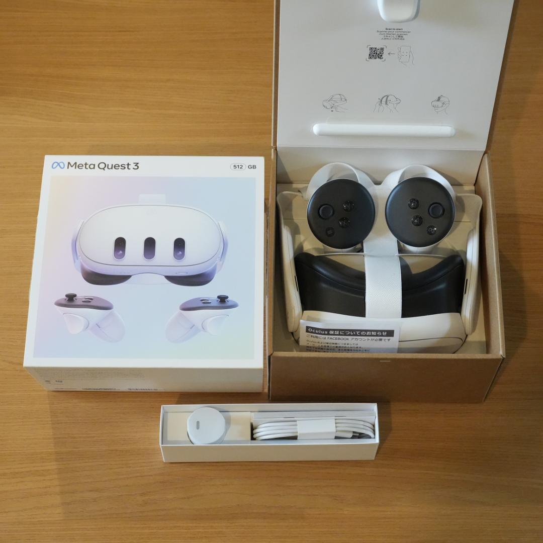 【美品】 Quest3 512GB + 純正シリコン接顔部