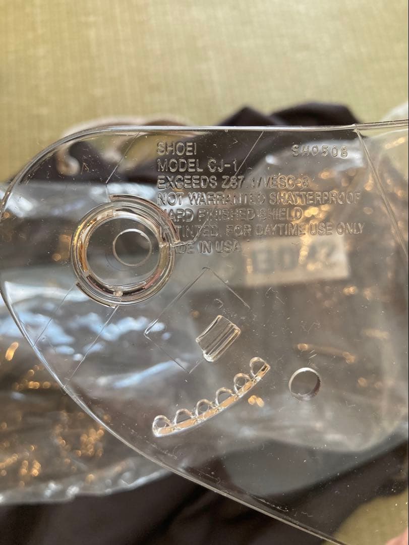 SHOEI 、J-FORCE シールド