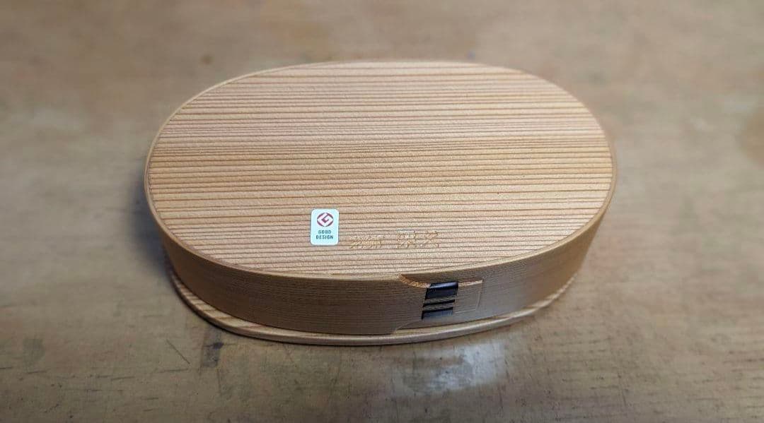 老舗 栗久/大館まげわっぱ 木製 小判型弁当箱 レディース RL 伝統的工芸品
