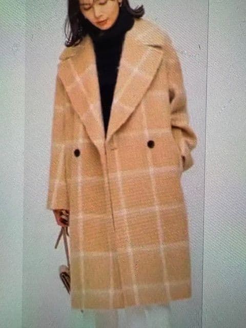 チョビ様　新品タグ付き　23区 MANTECO　シャギー チェック コート