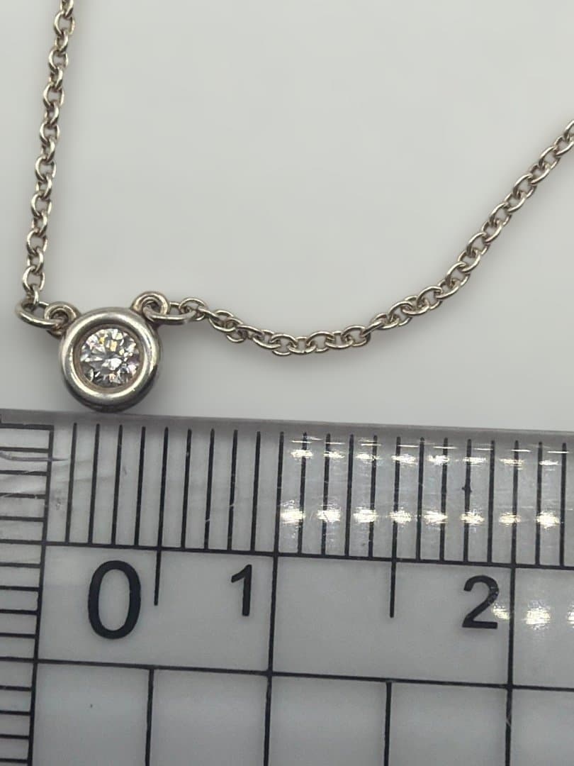 ティファニー バイザヤード ダイヤ ネックレス シルバー