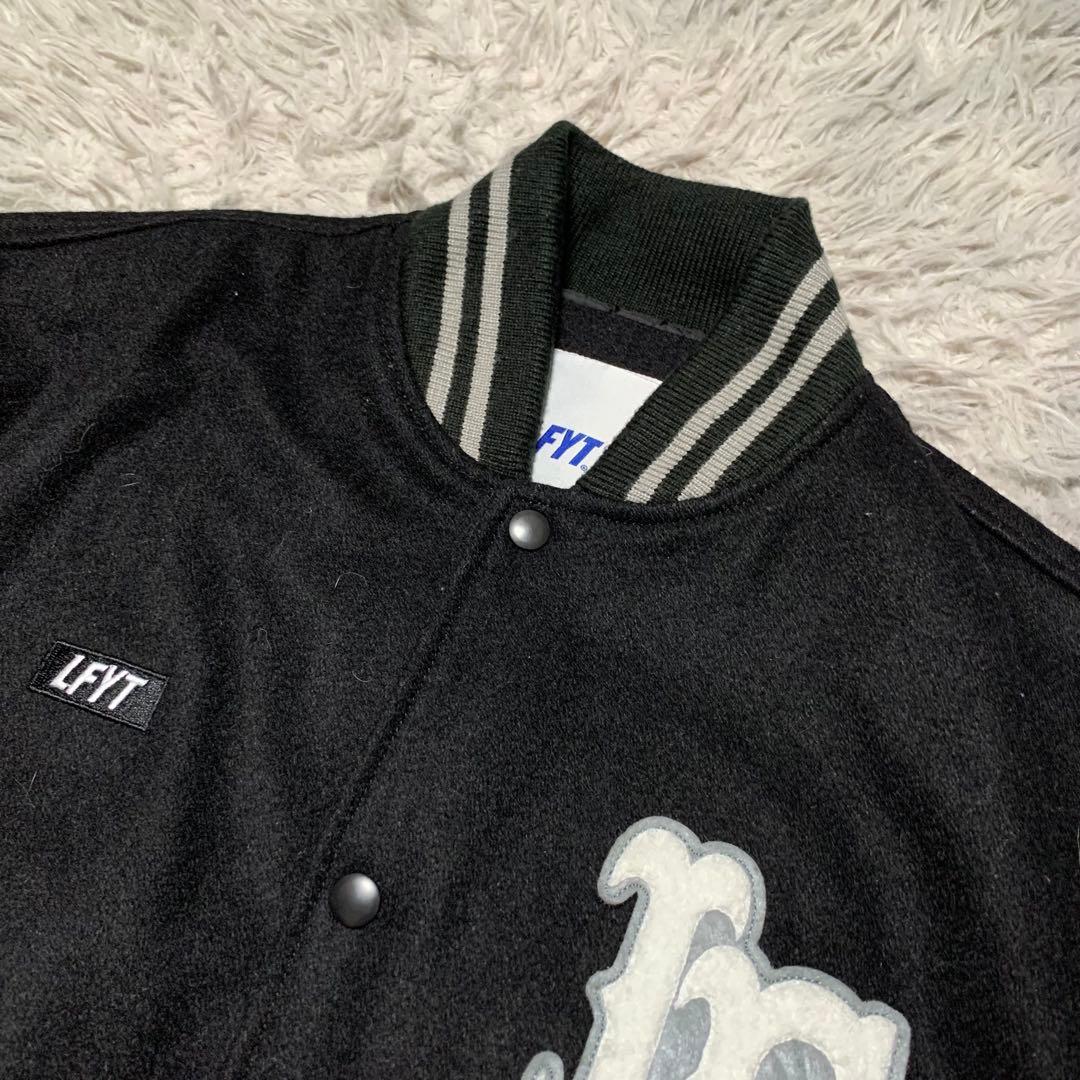 美品 2XL Lafayette ラファイエット スタジャン ブルゾン レザー