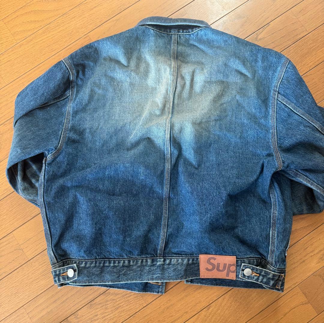 ジャケット・アウター Supreme Distressed Selvedge Trucker