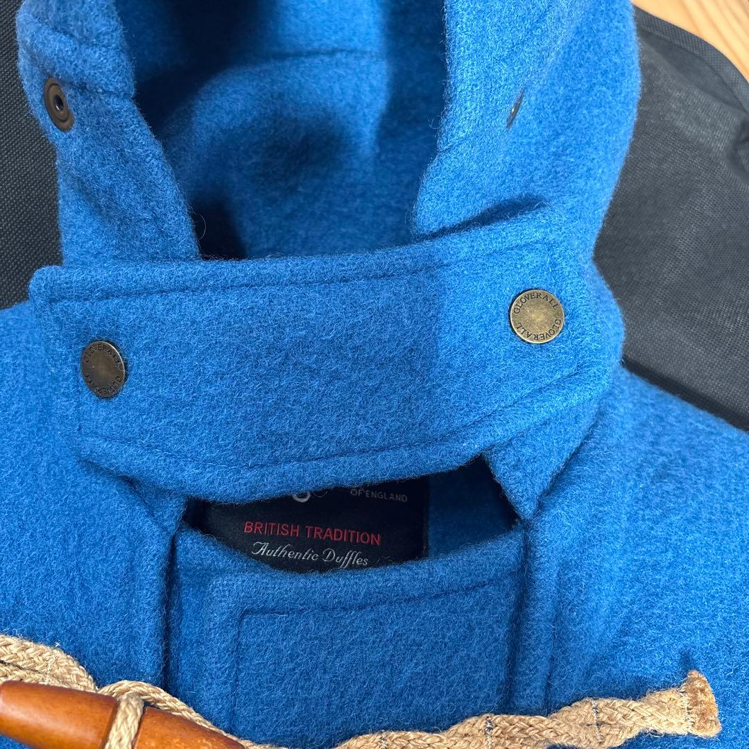 St105Gloverall ダッフルコート　ロイヤルブルー