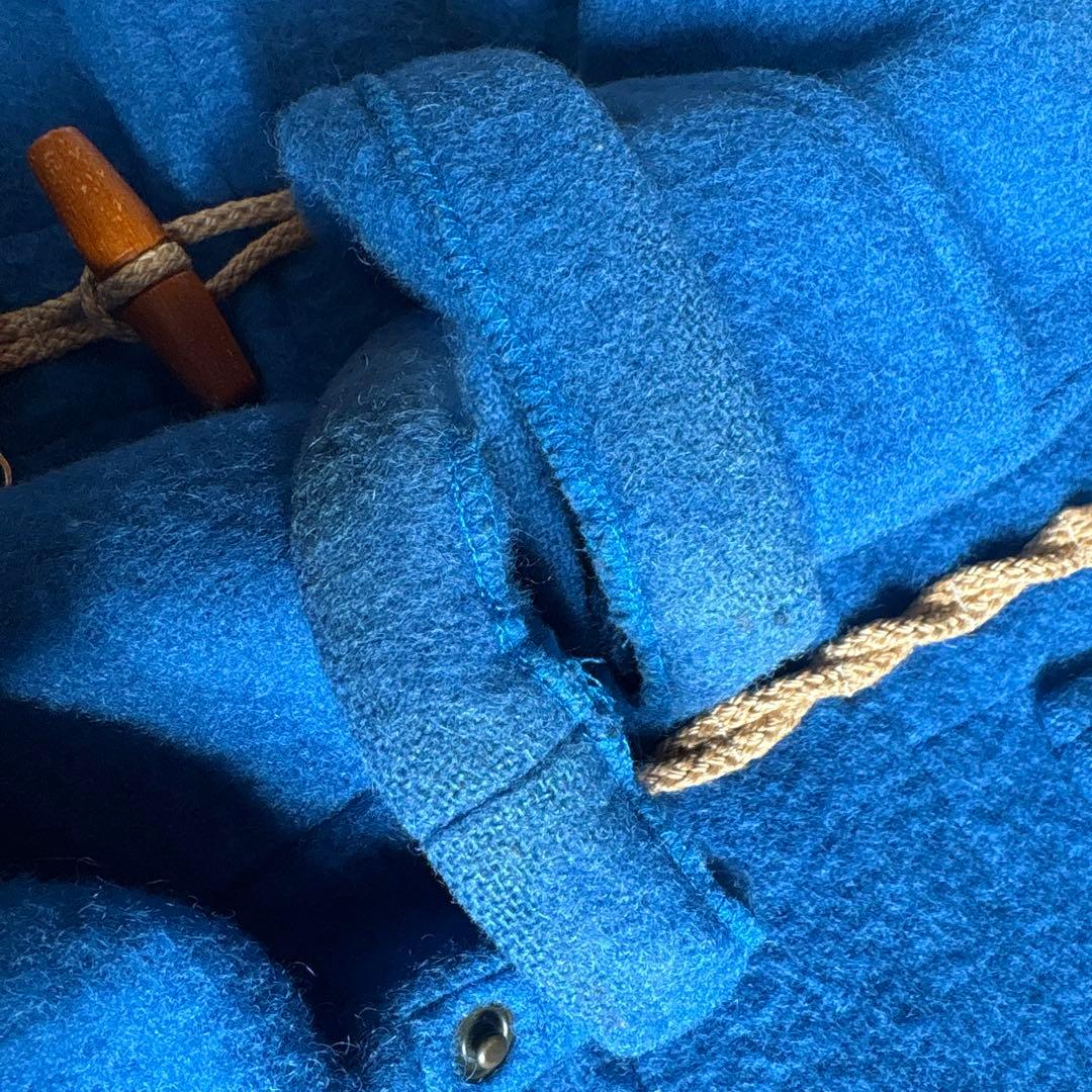 St105Gloverall ダッフルコート　ロイヤルブルー