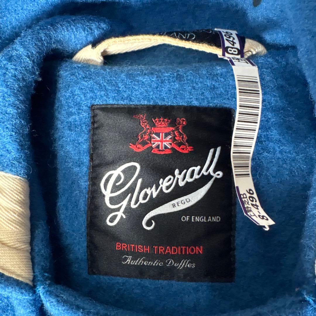 St105Gloverall ダッフルコート　ロイヤルブルー