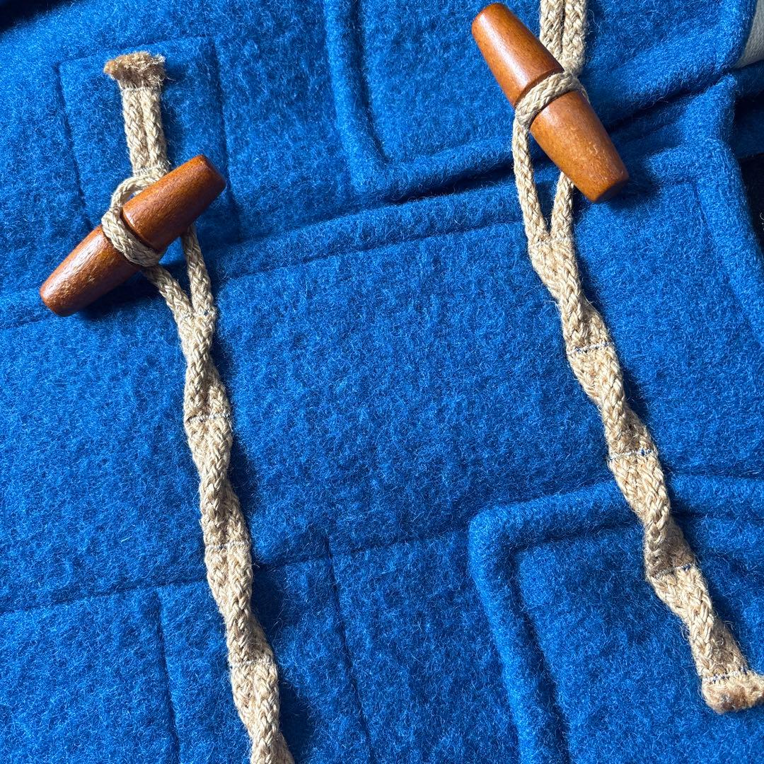 St105Gloverall ダッフルコート　ロイヤルブルー