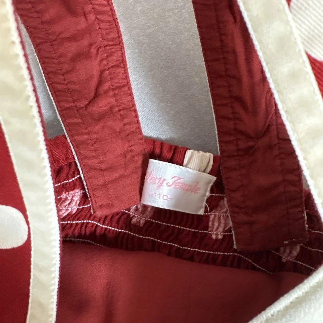 シャーリーテンプル　プレゼント　ラッピング　ワンピース　クリスマス 110cm