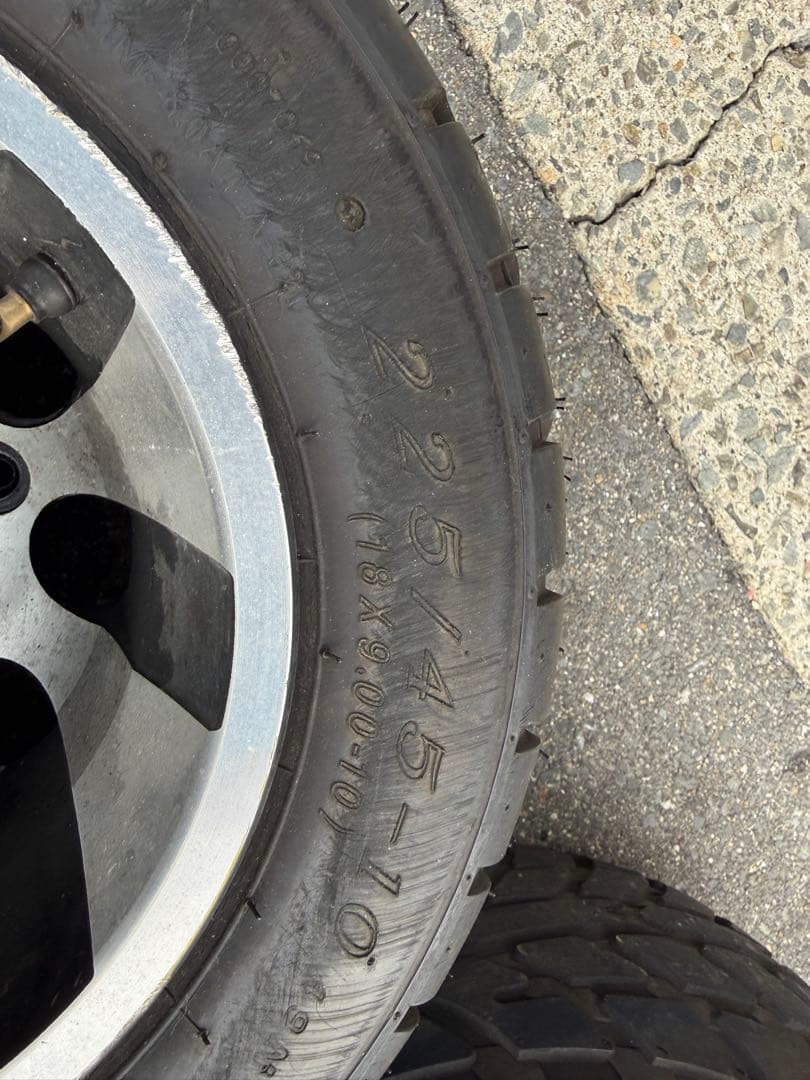 HONDA ジャイロ リアワイドホイール 扁平 225/45-10