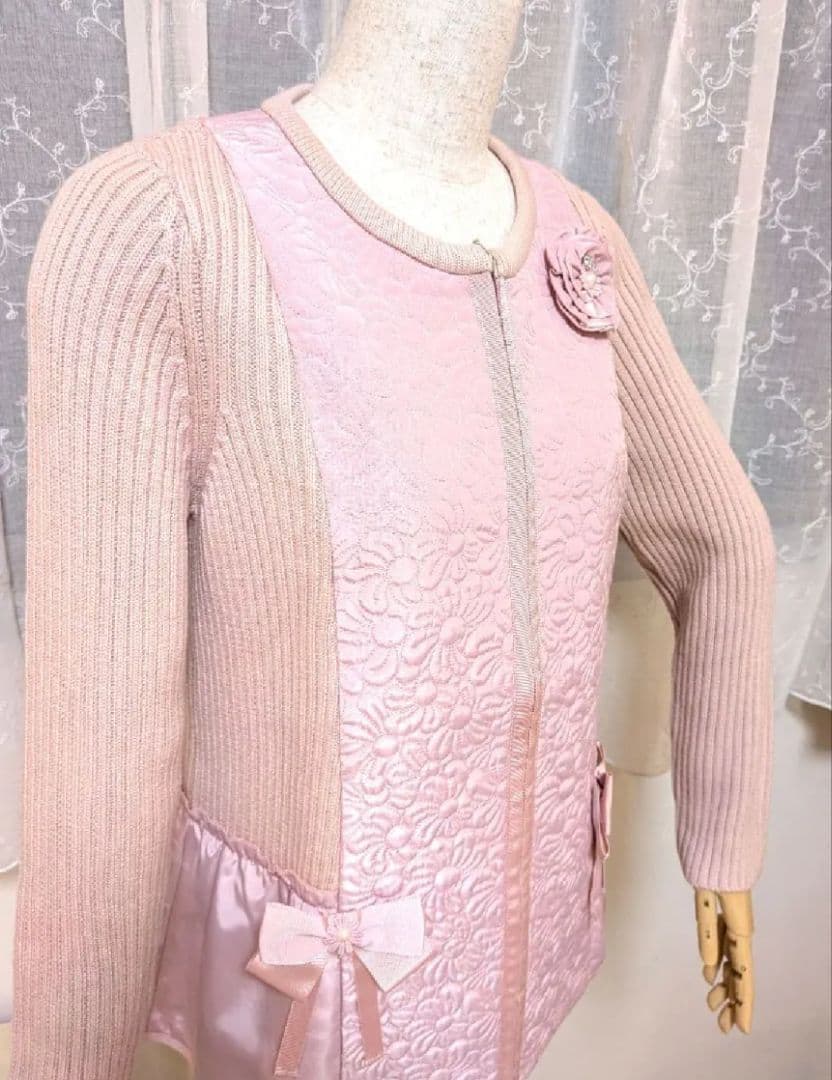 タグ付スーパービューティーアウター42 コサージュペプラム￥29700