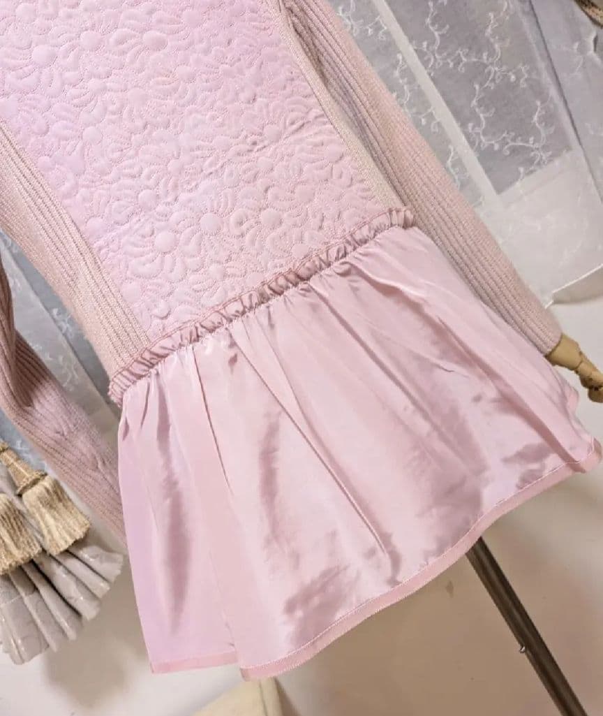 タグ付スーパービューティーアウター42 コサージュペプラム￥29700