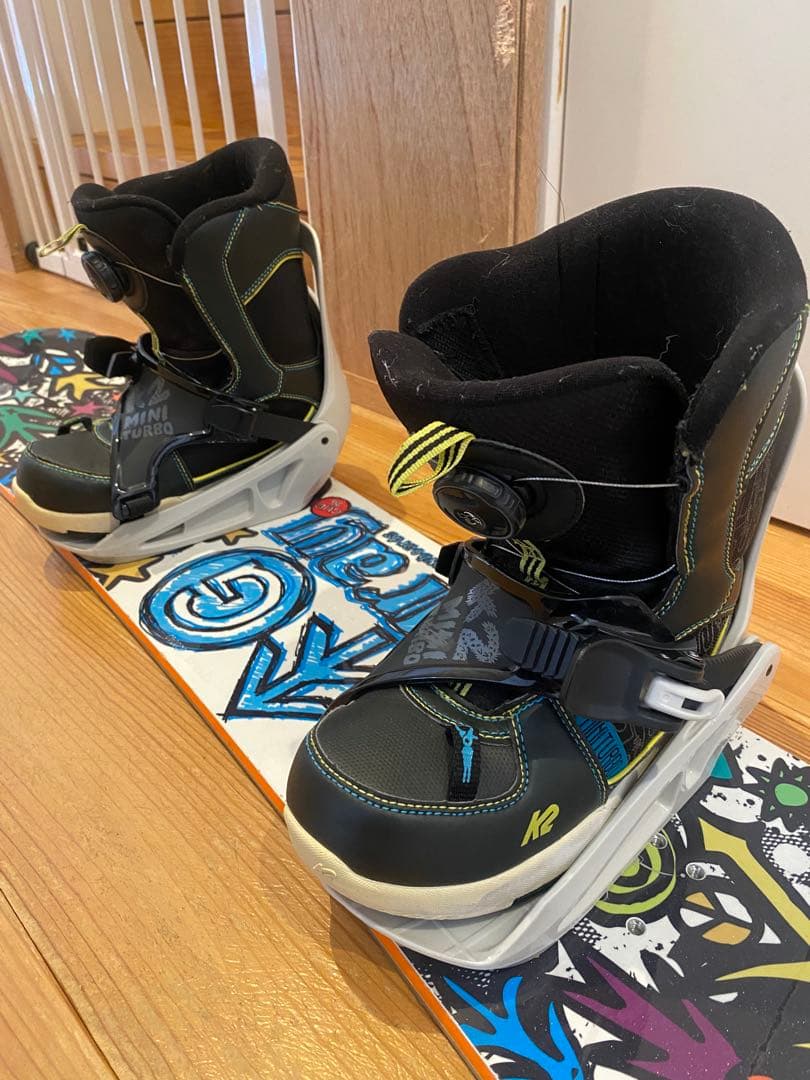 スノーボード３点セット　キッズ〜ジュニアサイズ　126センチ　22㎝
