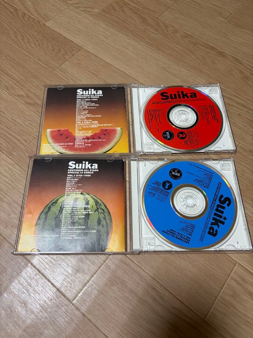サザンオールスターズ　ベスト4枚組　CD　SUIKA　缶