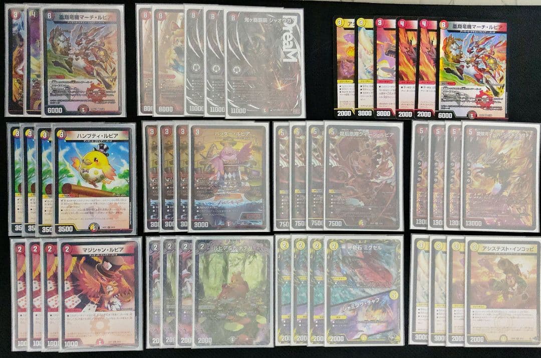 【CS優勝デッキ】3重スリーブ　デイガファイアーバード 調整パーツ付き