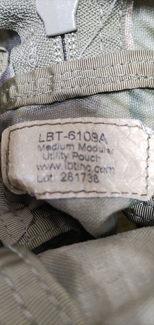 【実物】LBT-6094A-QRC-V2 マルチカム プレートキャリア ポーチ