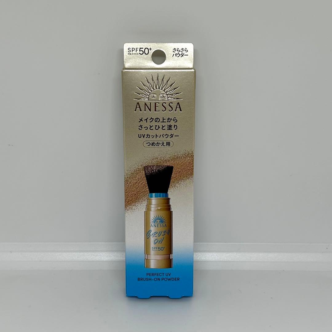 【ブラシ、ケース付き】パーフェクトUV ブラッシュオンパウダー つめかえ 3箱