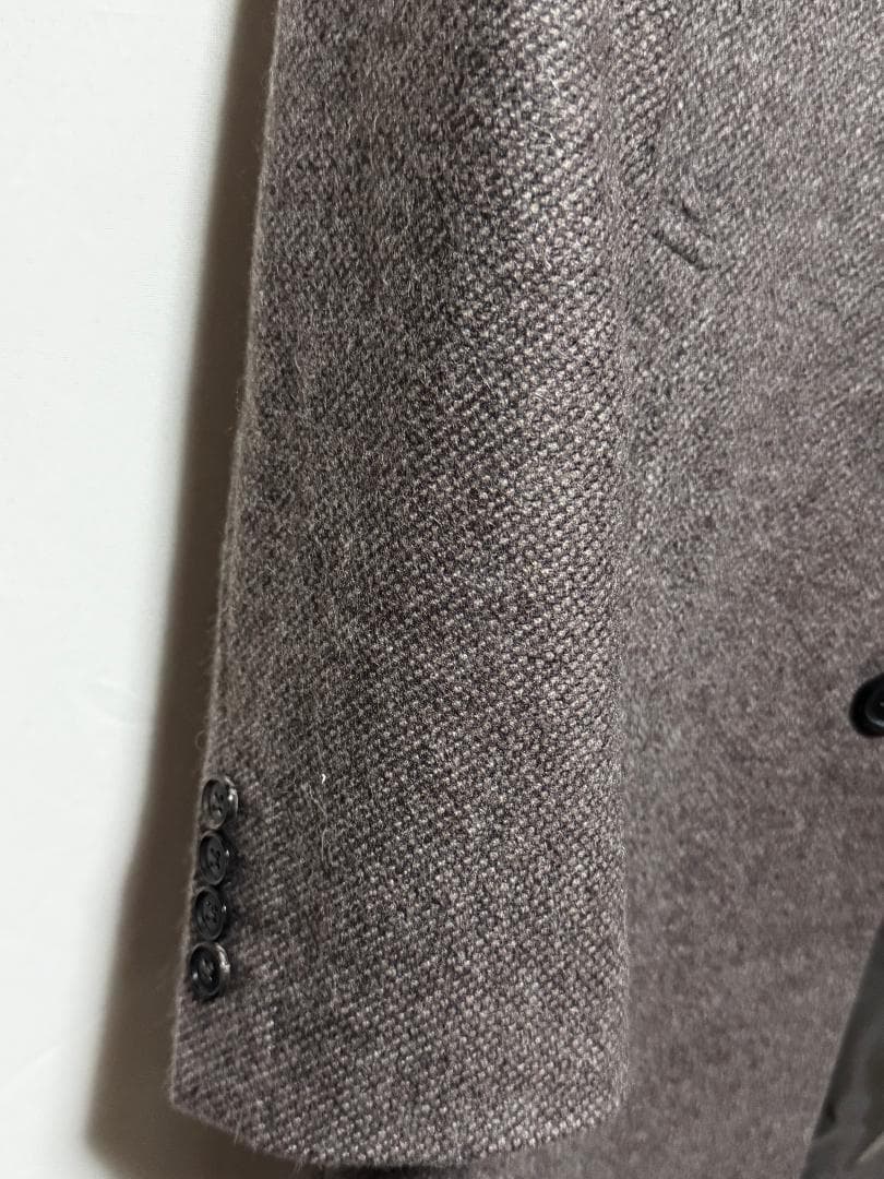 ErmenegildoZegna ゼニア カシミヤ100% チェスターコート S