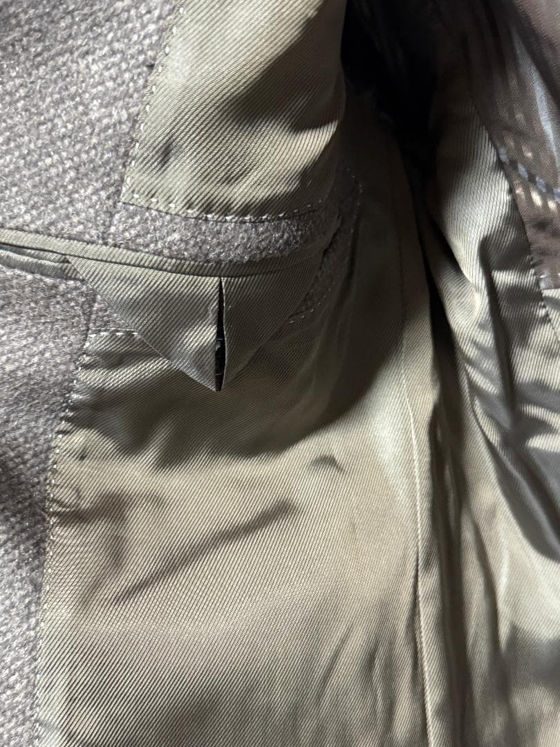 ErmenegildoZegna ゼニア カシミヤ100% チェスターコート S