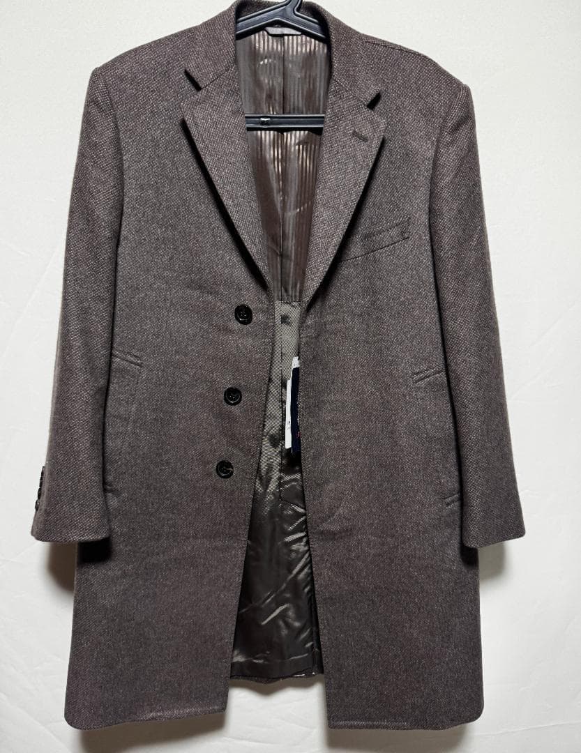 ErmenegildoZegna ゼニア カシミヤ100% チェスターコート S