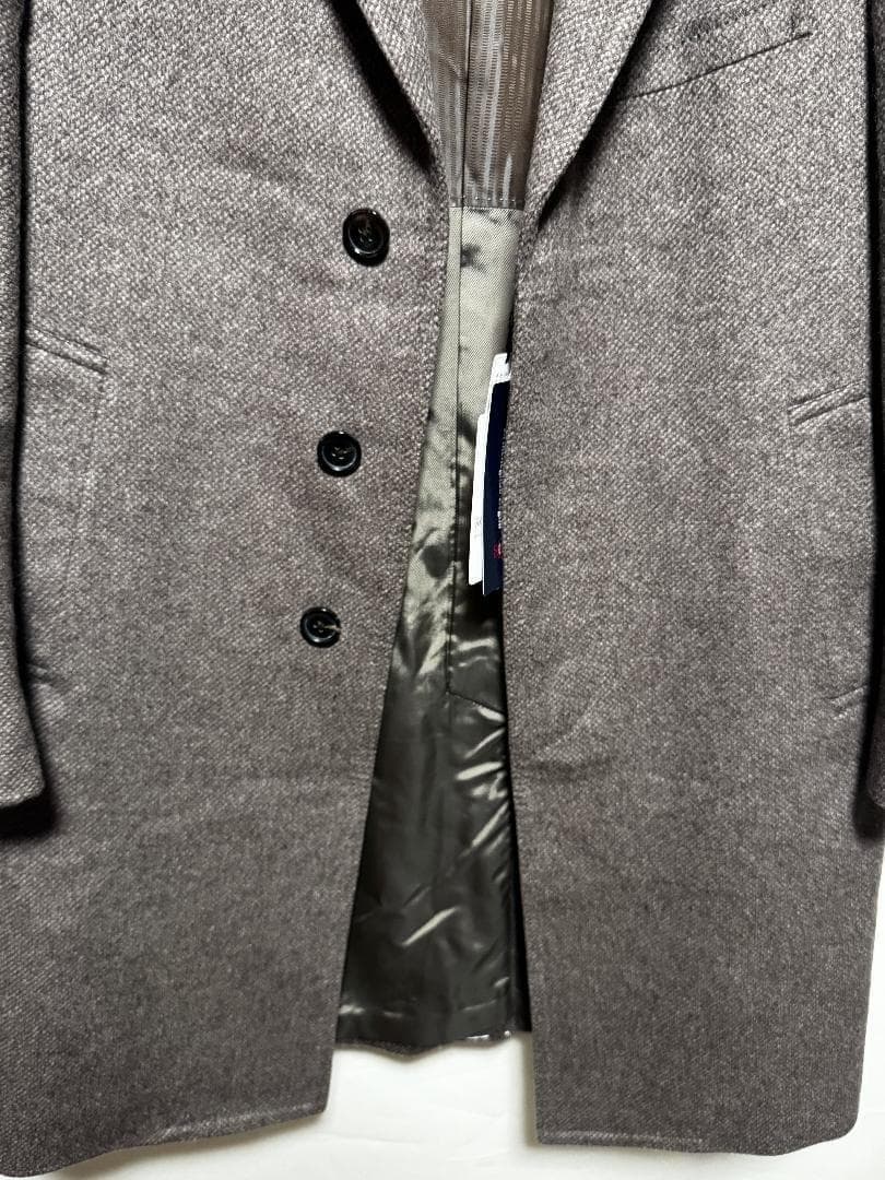 ErmenegildoZegna ゼニア カシミヤ100% チェスターコート S