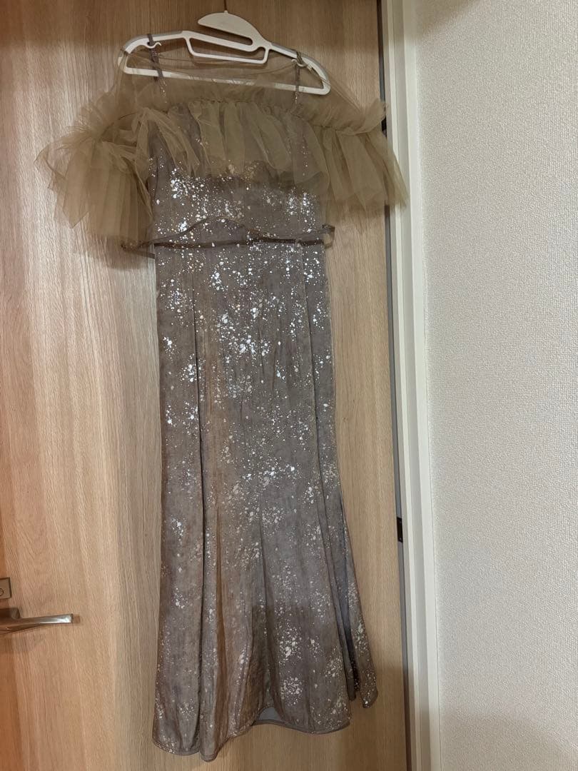 LEJAチュールフリルボレロペイントマーメイドドレスワンピース2点セット　新品