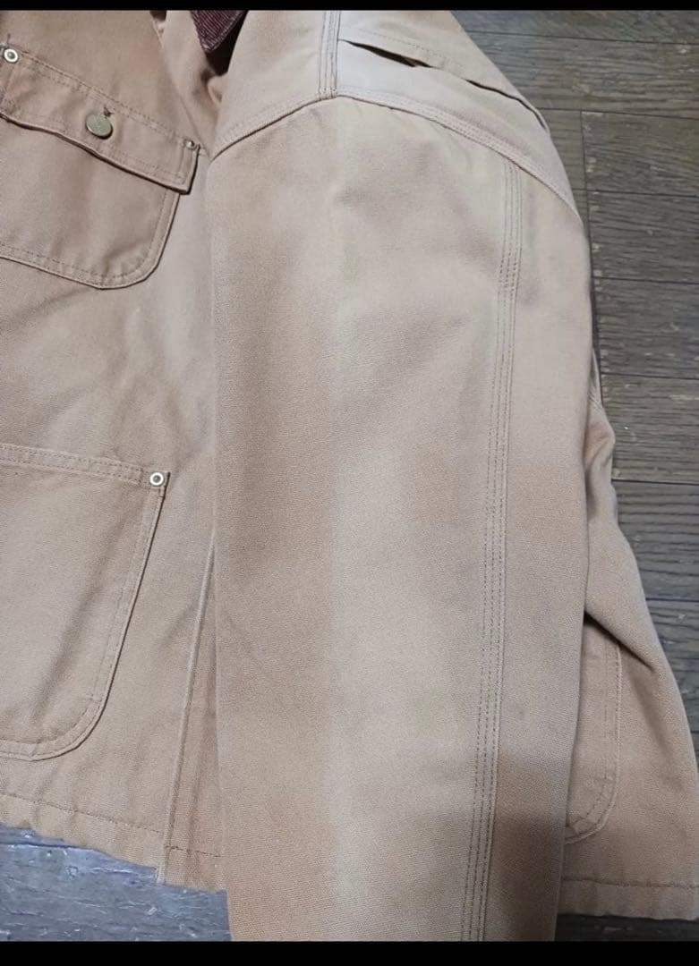 ウ*ル様 Carhartt ミシガンチョアコートUSA GOOD フェード