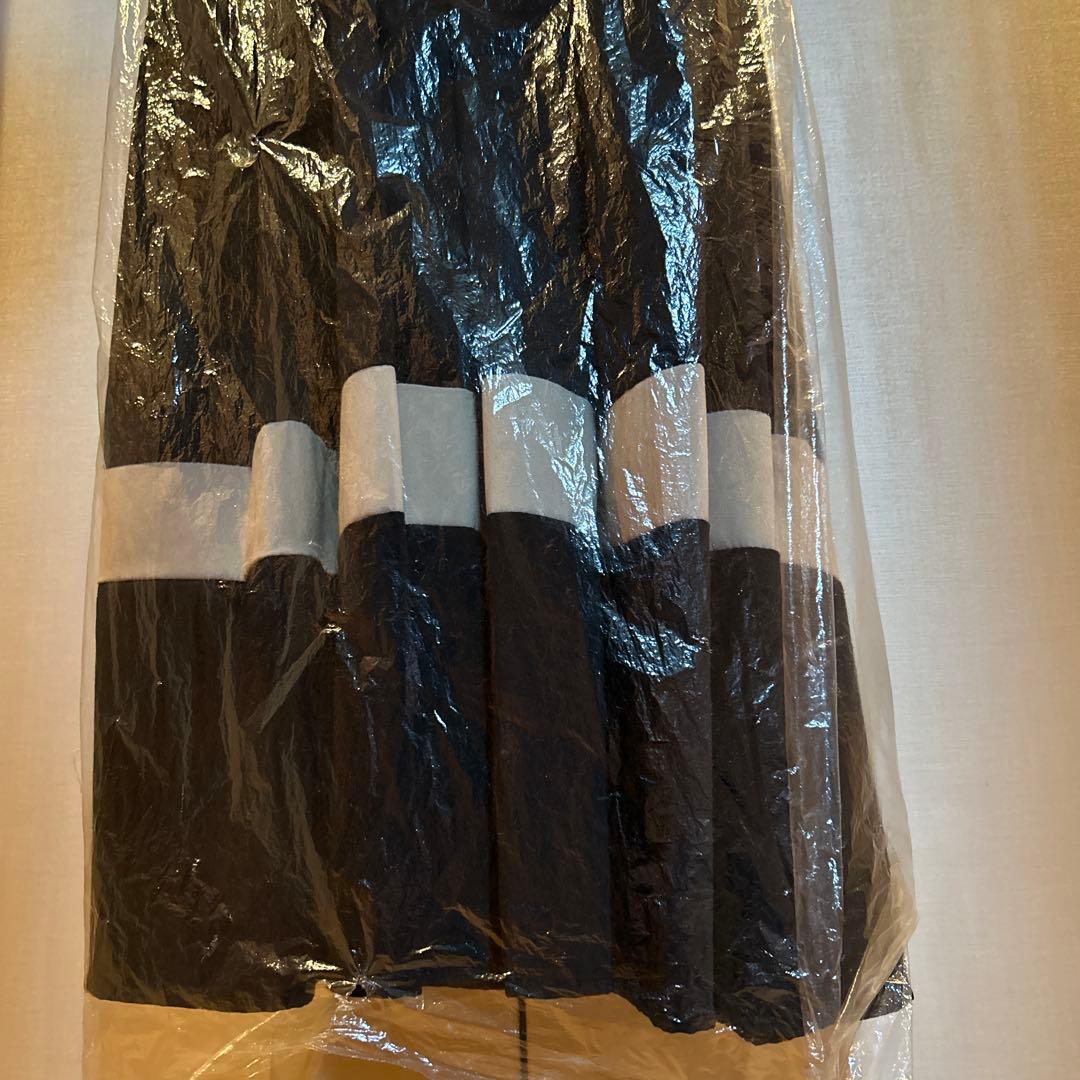 本日限定　新品未使用品　タグ付き　Vin 異素材ワンピース　カラーブロック