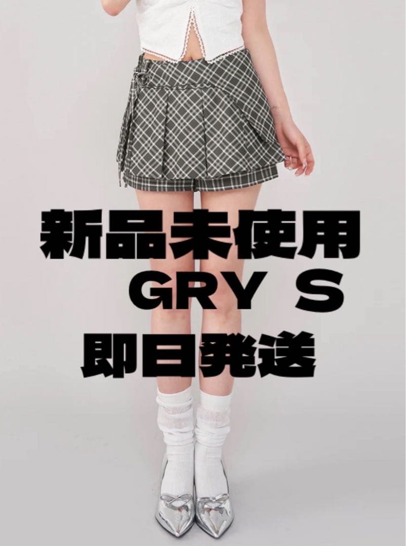 Darich♡新品チェックスカートライクショートパンツ【Ｓ】