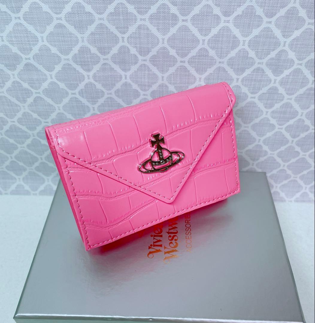 新作✨️【内柄も素敵☆最新】Vivienne Westwood 三折財布 ピンク
