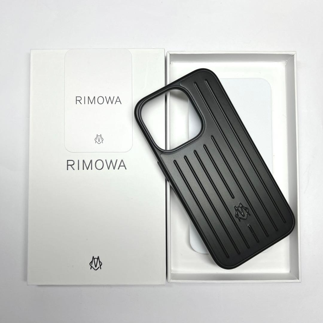 【未使用】RIMOWA リモア iPhone15 Pro ケース 黒 箱付き