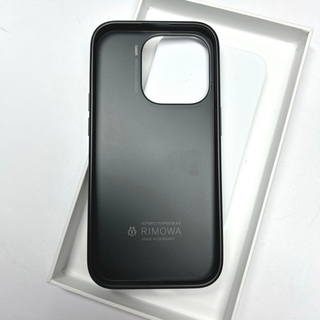 【未使用】RIMOWA リモア iPhone15 Pro ケース 黒 箱付き