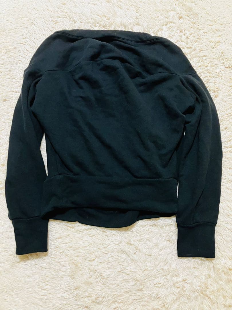 ヴィヴィアンウエストウッド　長袖トレーナー　黒　Ｍ　変形型　コットン