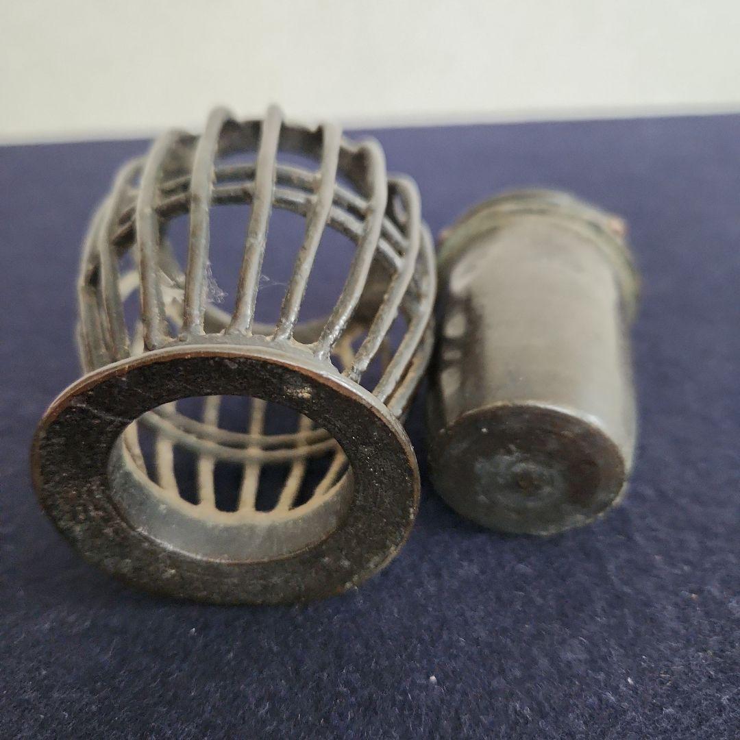 古銅の燭台‥江戸時代‥金工