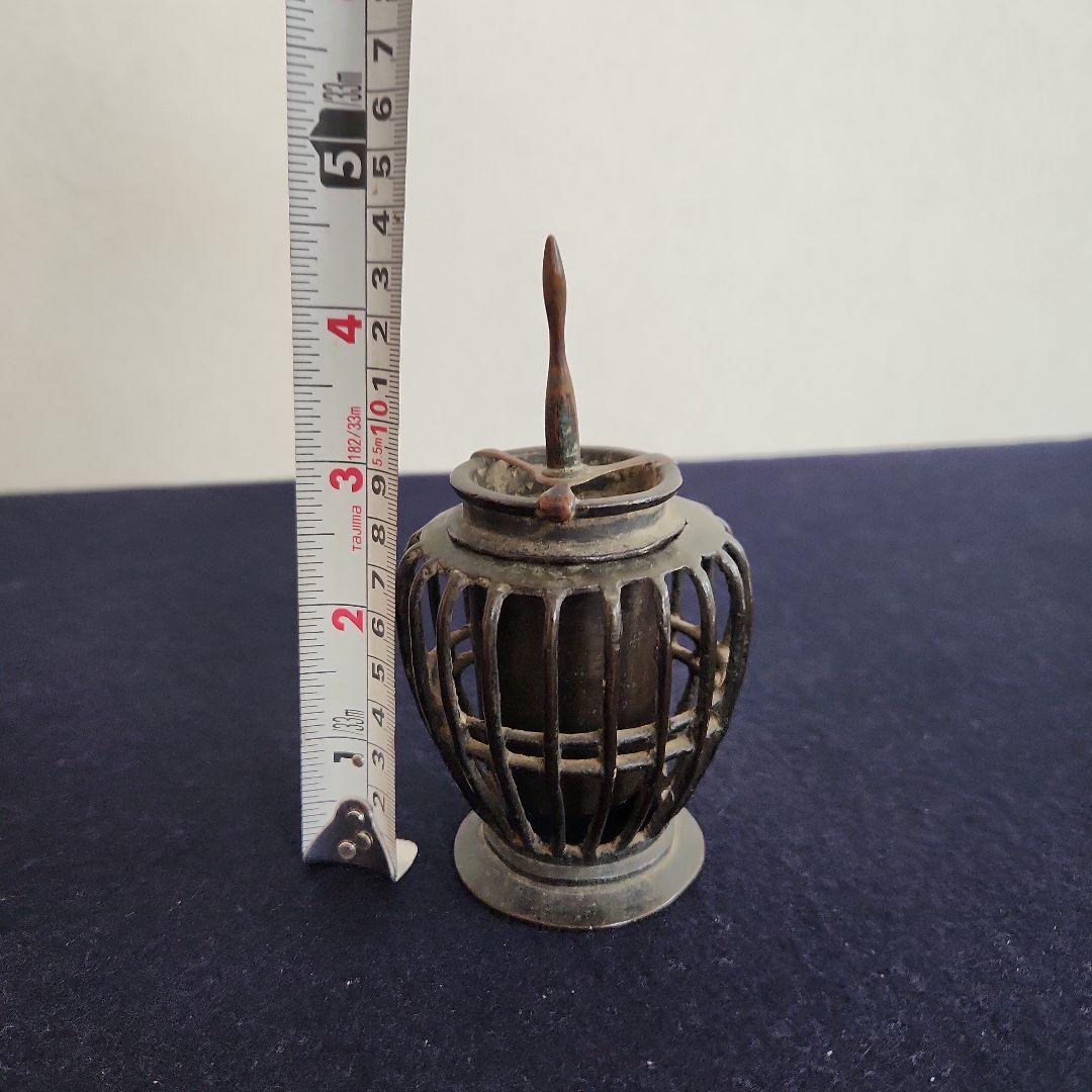 古銅の燭台‥江戸時代‥金工