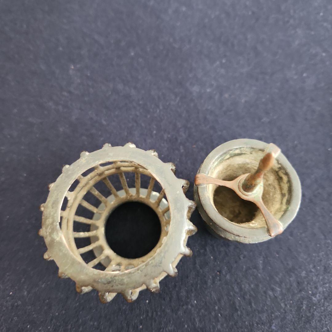 古銅の燭台‥江戸時代‥金工