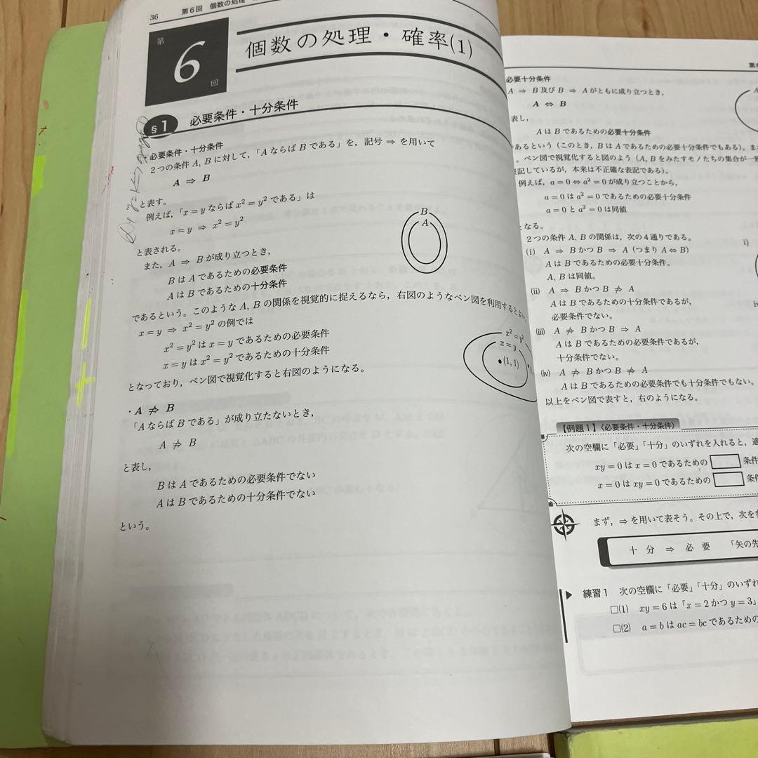 鉄緑会　中2数学 前・後期数学基礎講座テキスト&問題集 夏期講習5冊セット