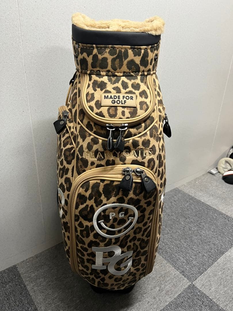 超希少 パーリーゲイツ ヒョウ柄 キャディバッグ レオパード