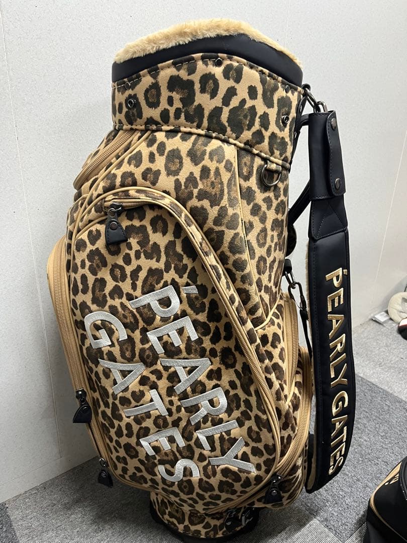 超希少 パーリーゲイツ ヒョウ柄 キャディバッグ レオパード