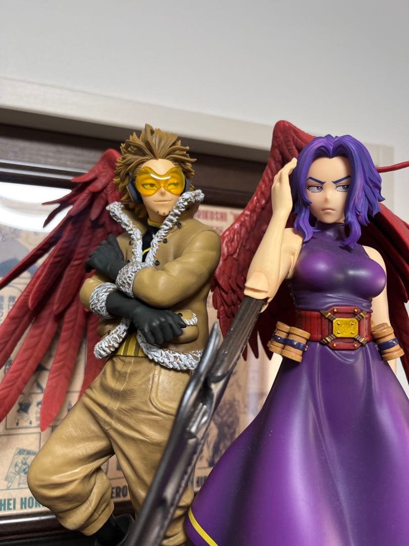 僕のヒーローアカデミア　ヒロアカ　一番くじ　ホークス　ナガン　フィギュア