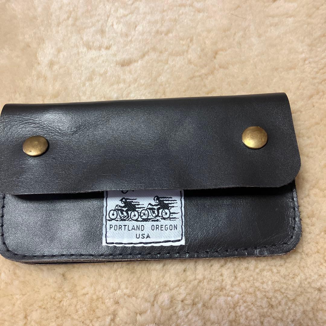 Langlitz Leathers ウォレットブラック